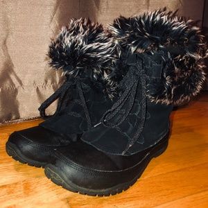 North Face Insulated Sherpa Fur Lined Winter Boot